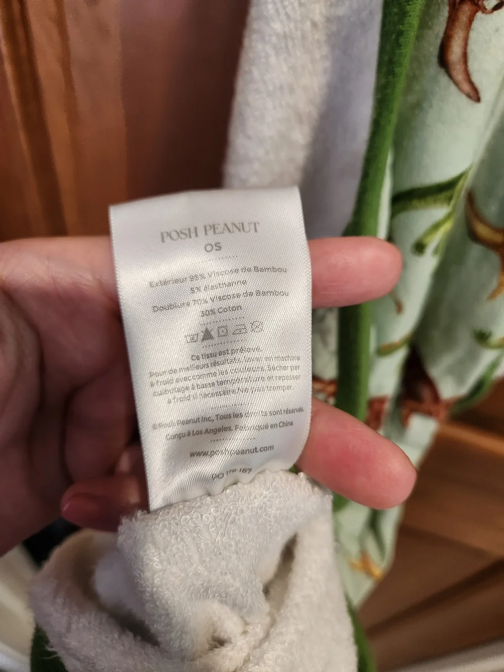 Posh Peanut soft hooded